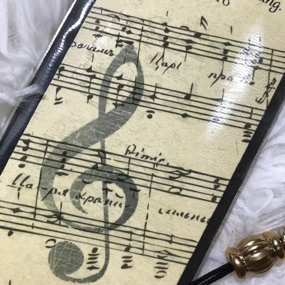 Peter Pauper Press Music Journal and Beaded Tassels Music Bookmark Set - Picture 10 of 12